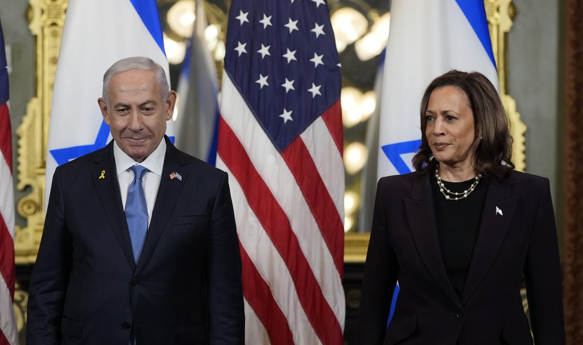 Benjaminas Netanyahu susitiko su Kamila Harris