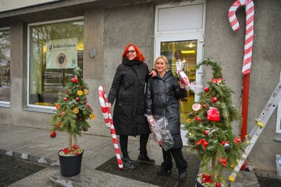 Panevėžys nebeatsilieka nuo sostinės – papuošti vitriną tampa kone garbės reikalu