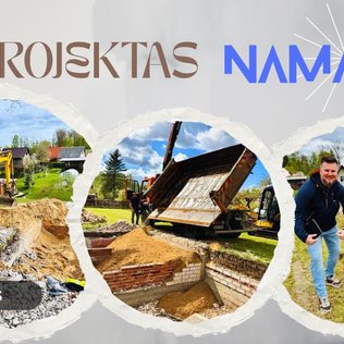 Projektas: namai. Neplanuotai laidojamas rūsys ir kaip neapsigauti su nuotekų valykla