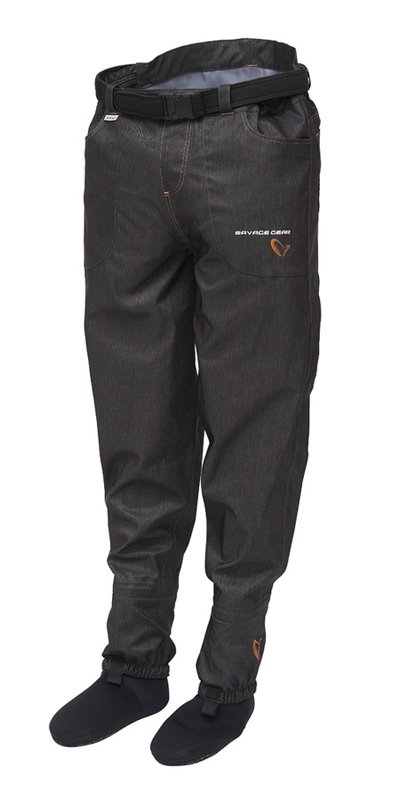 #Savage „Savage denim waist waders (stocking foot)“