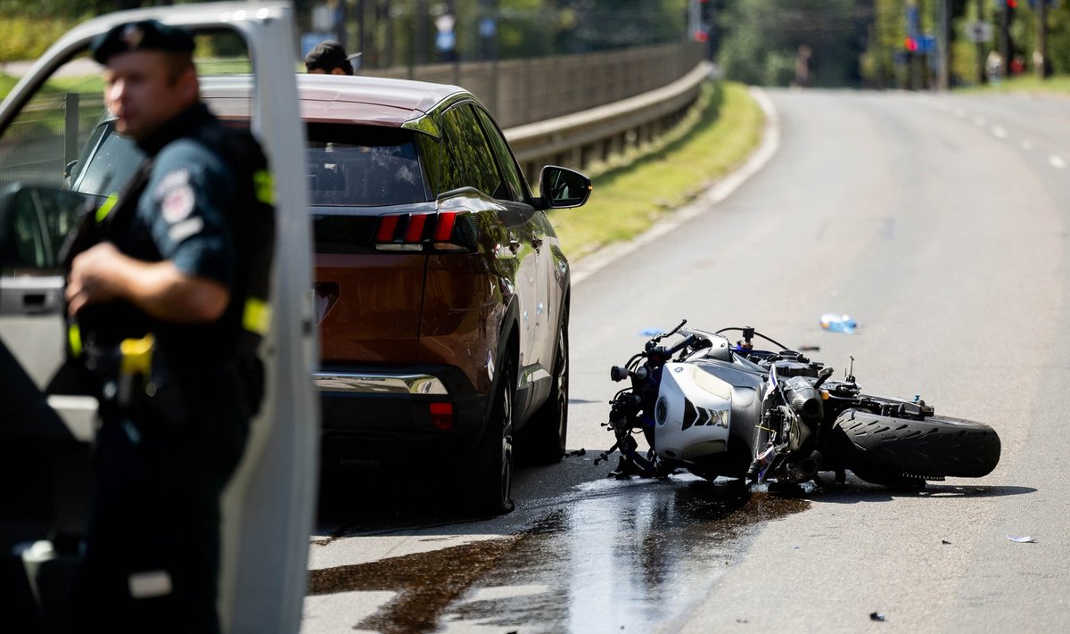 Asociatyvi nuotr. / motociklo avarija