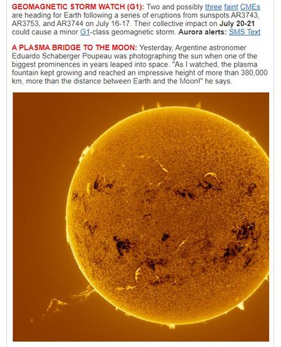 Space Weather prognozė