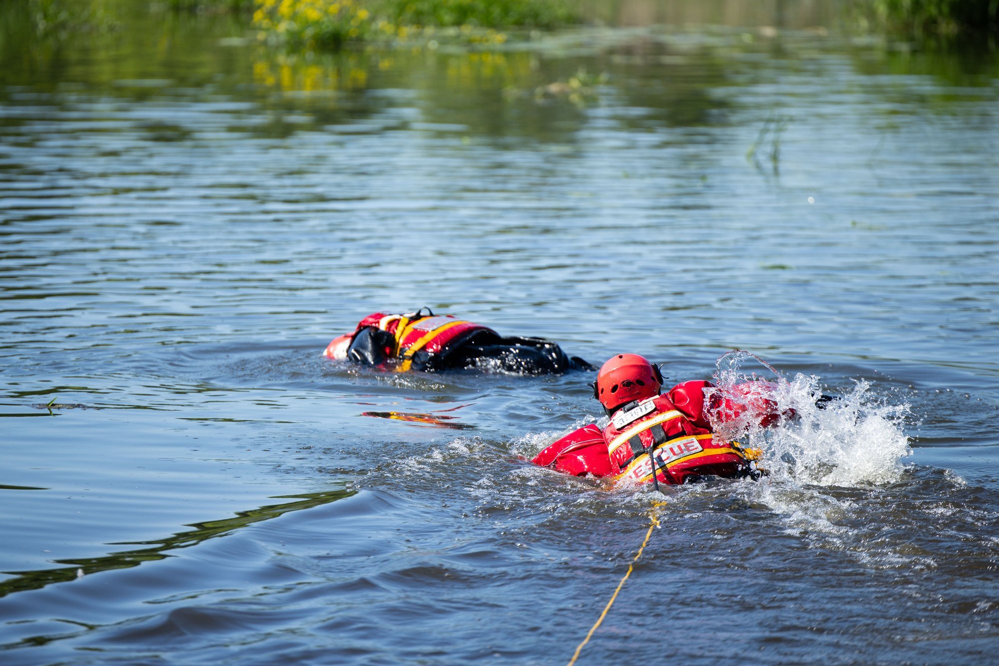 Two men rescued from drowning incidents in Lithuania