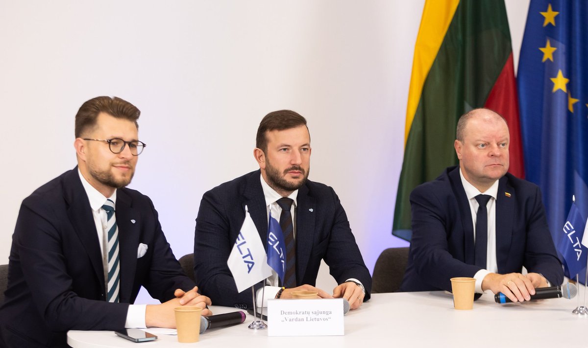 Seimo rinkimai 2024. Spaudos konferencija po antrojo turo.