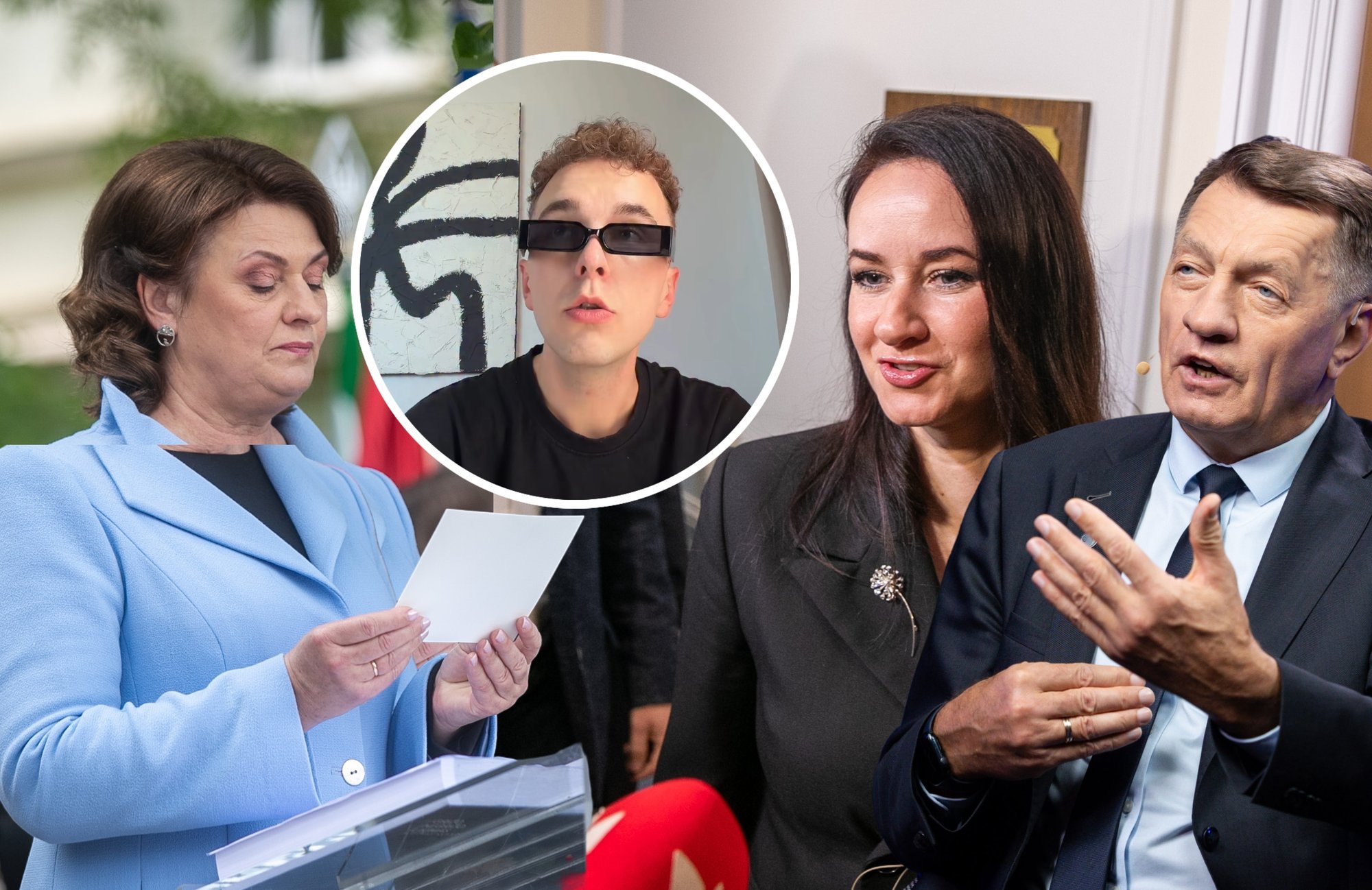 Politicians' English skills put to the test in 'exam'