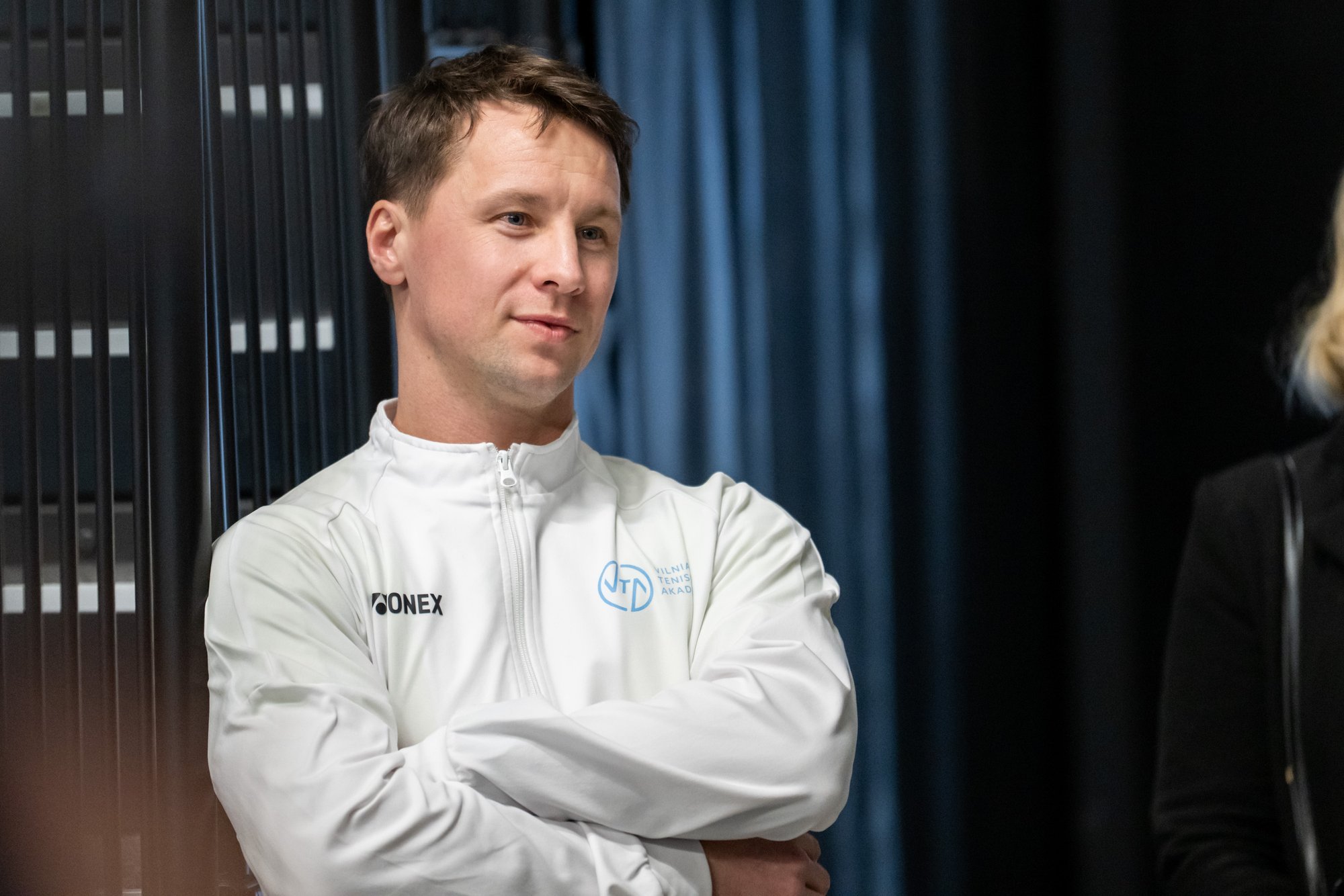 Ričardas Berankis tries blind tennis ahead of World Championship