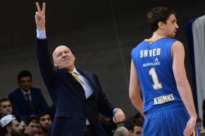 Rimas Kurtinaitis ir Aleksejus Švedas