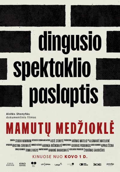 „Mamutų medžioklė“ plakatas