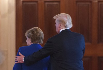 Donaldas Trumpas, Angela Merkel