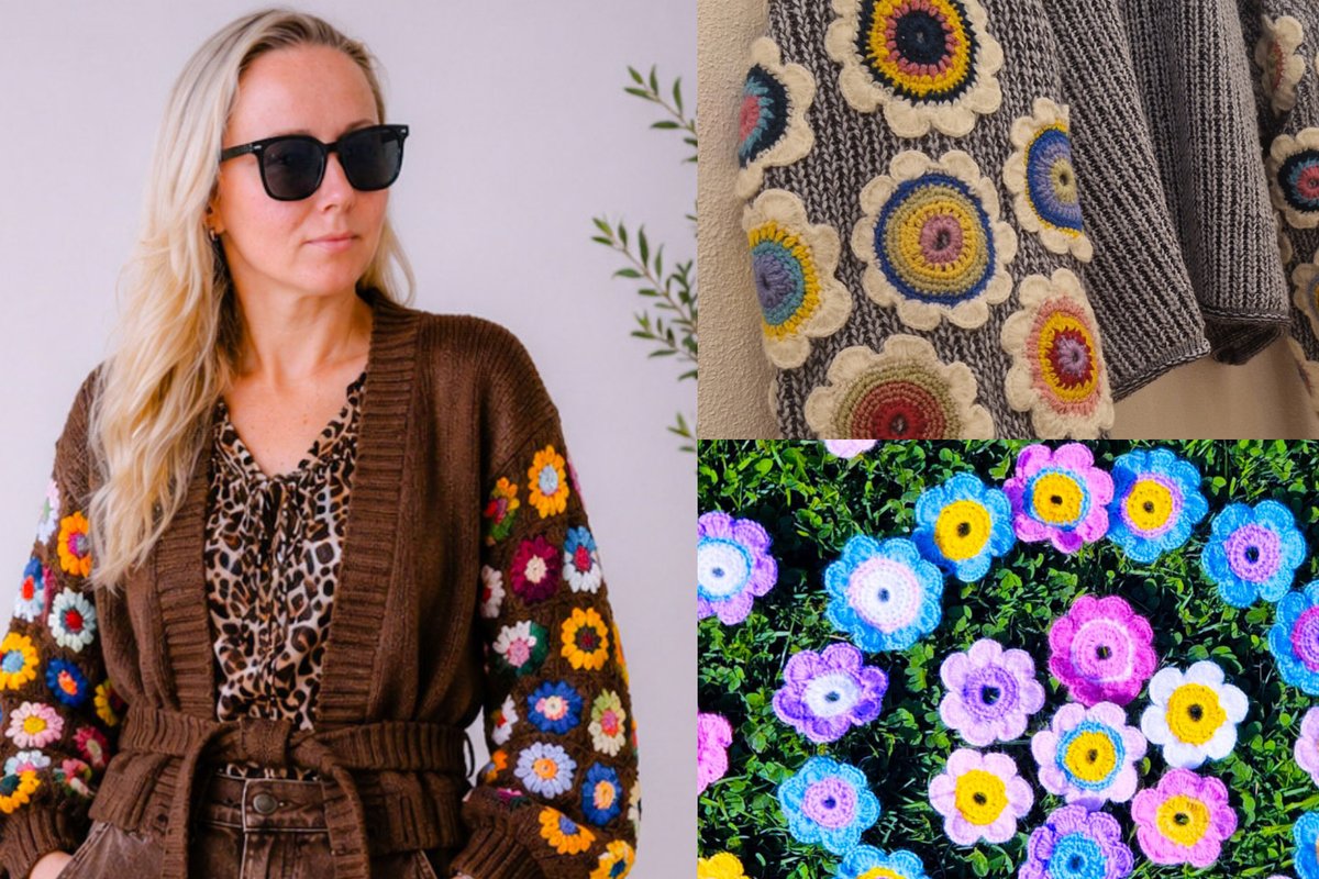 Agnė Skipskytė Textile Artist Reviving Old Clothes with Handmade Flowers