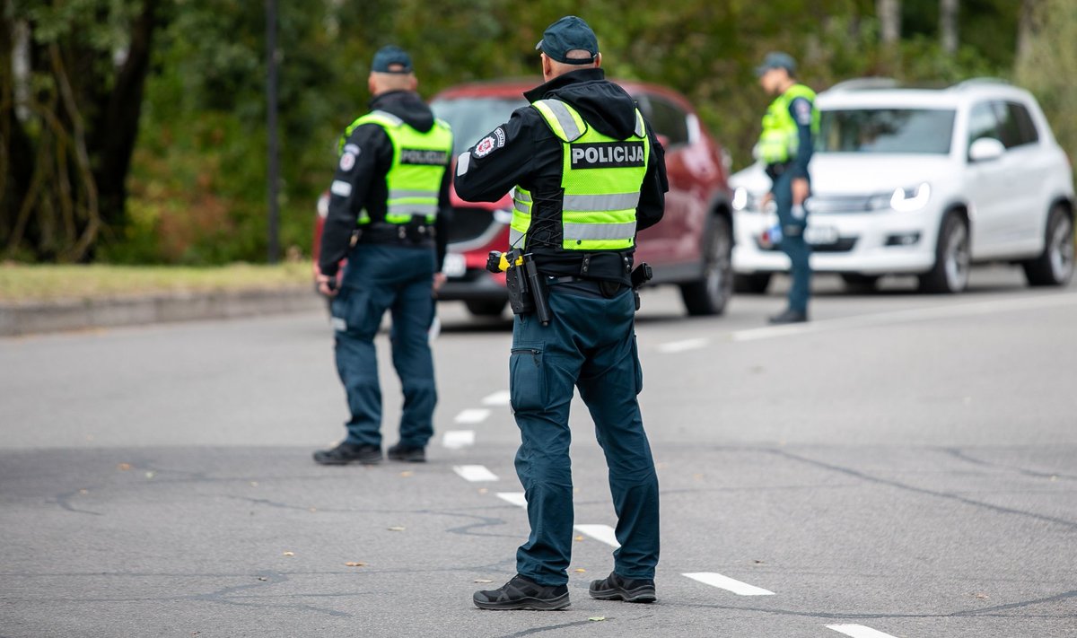 Policijos reidas Vilniuje