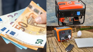 Jei dingtų elektra: kiek kainuoja elektros generatorius ir nešiojamoji įkrovimo stotelė – kokią ir kada pirkti?
