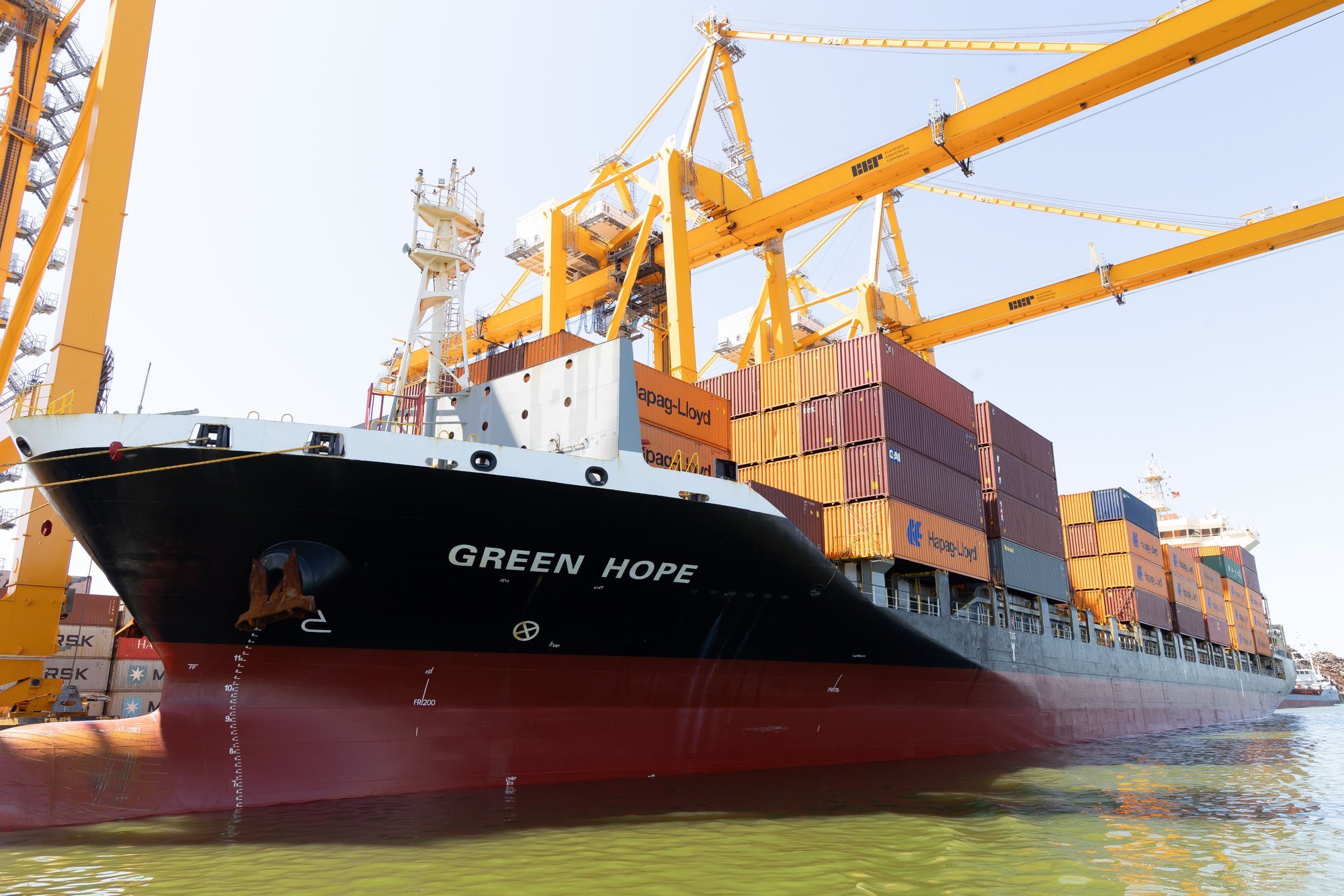 First Ships of This Year's Grain Harvest Depart Klaipėda Port