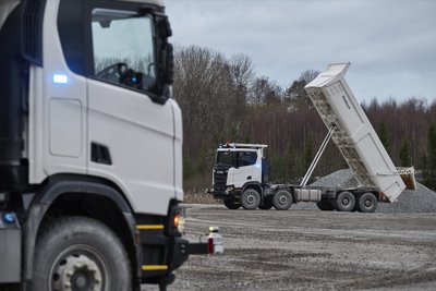  Autonomiškų Scania sunkvežimių testai (Gamintojo nuotr.)