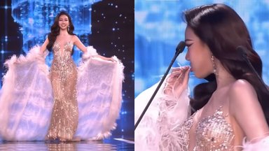 Grožio konkurso dalyvė patyrė fiasko: scenoje iškrito dantys