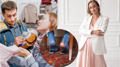 Moterų mentorė Aušra į šykštuolius žvelgia itin kritiškai: tokie vyrai perka tik per akcijas – sau „Gucci“ batus, o jums basutes iš „Maximos“