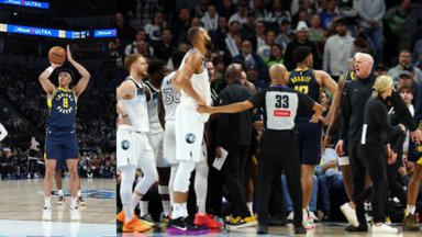 Po dar vienos i?varym? virtin?s NBA naujokas ?met? ta?kus nesu?aid?s n? sekund?s 