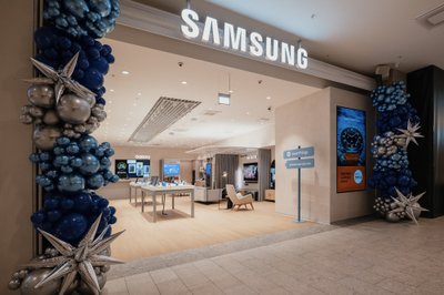 Samsung parduotuvės atidarymas