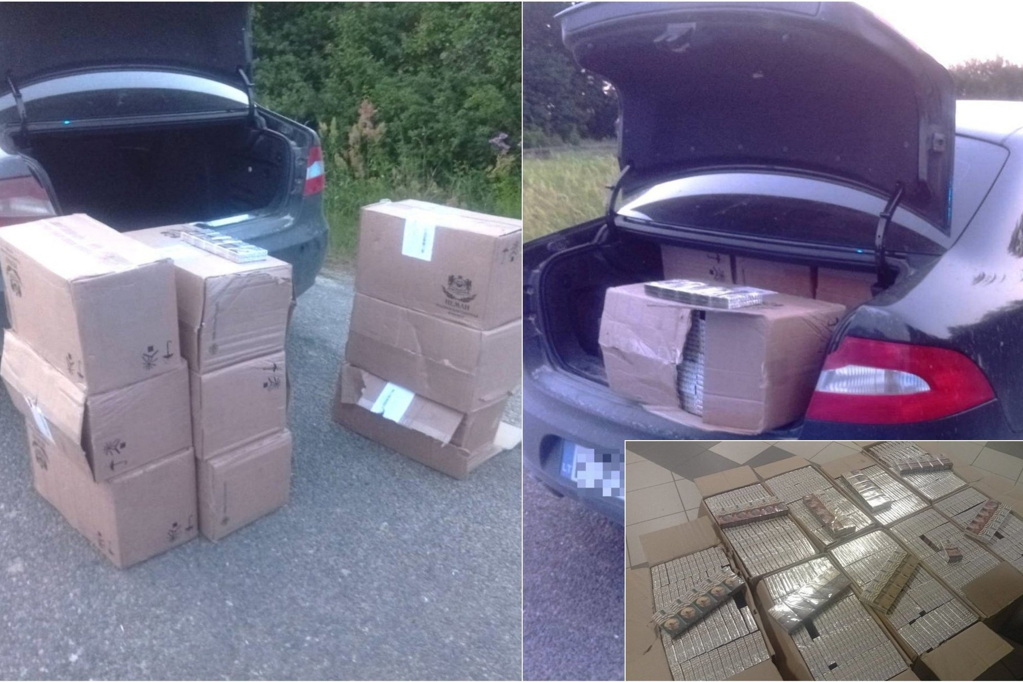Nearly 25,000 Euros Worth of Belarusian Cigarettes Seized from Vilnius Man's Car