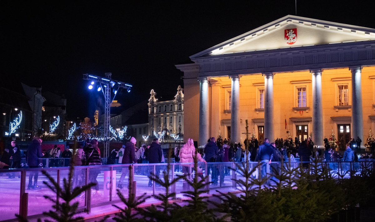 Vilniaus ledas Rotušės aikštėje