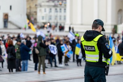 Izraelio palaikymo mitingas Katedros aikštėje