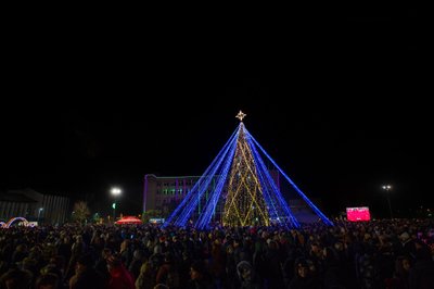 Marijampolės eglės įžiebimas