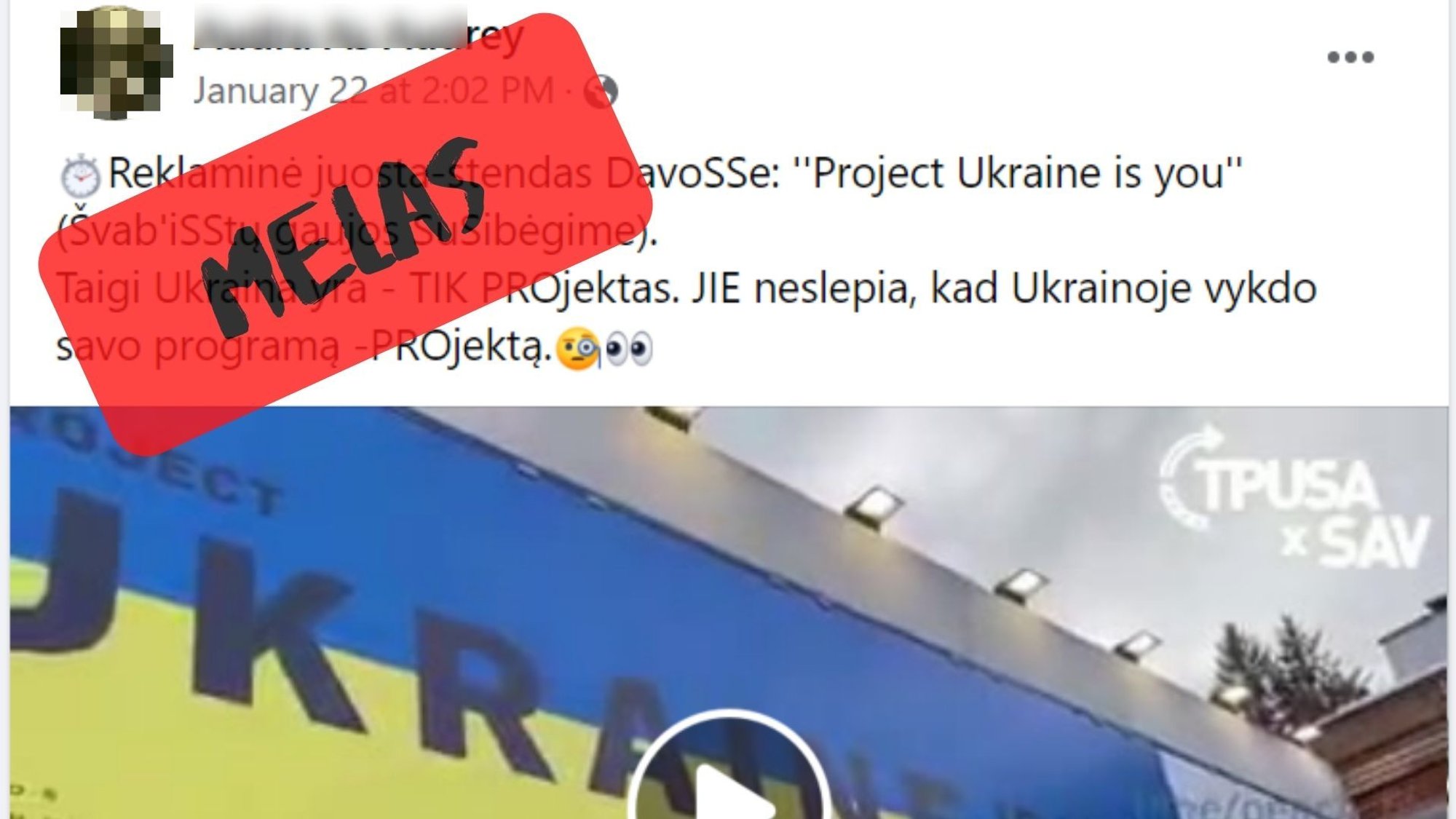 Pamatyta švieslentė įkvėpė melagienų skleidėjus: aiškina esą Ukraina ...