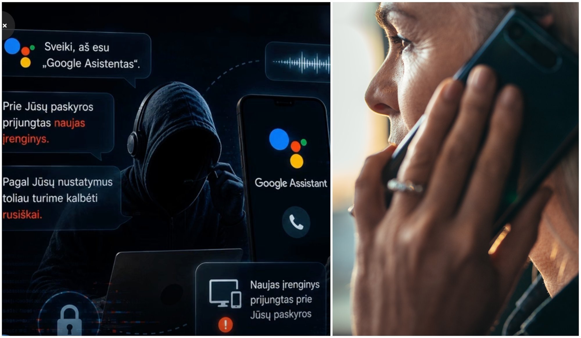 Voice Clones Are the New Scammer Tool: Experts Warn Lithuanians Not to Trust Their Ears