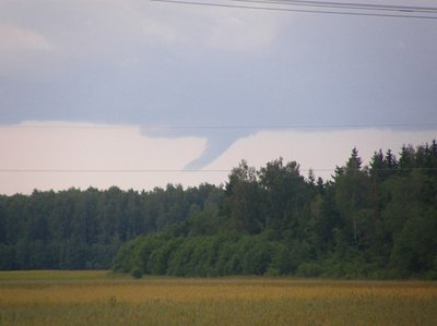 Sūkurinis vėjas Kupiškio rajone