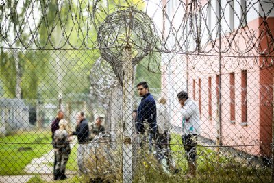 Užsieniečių registracijos centro sulaikymo zona