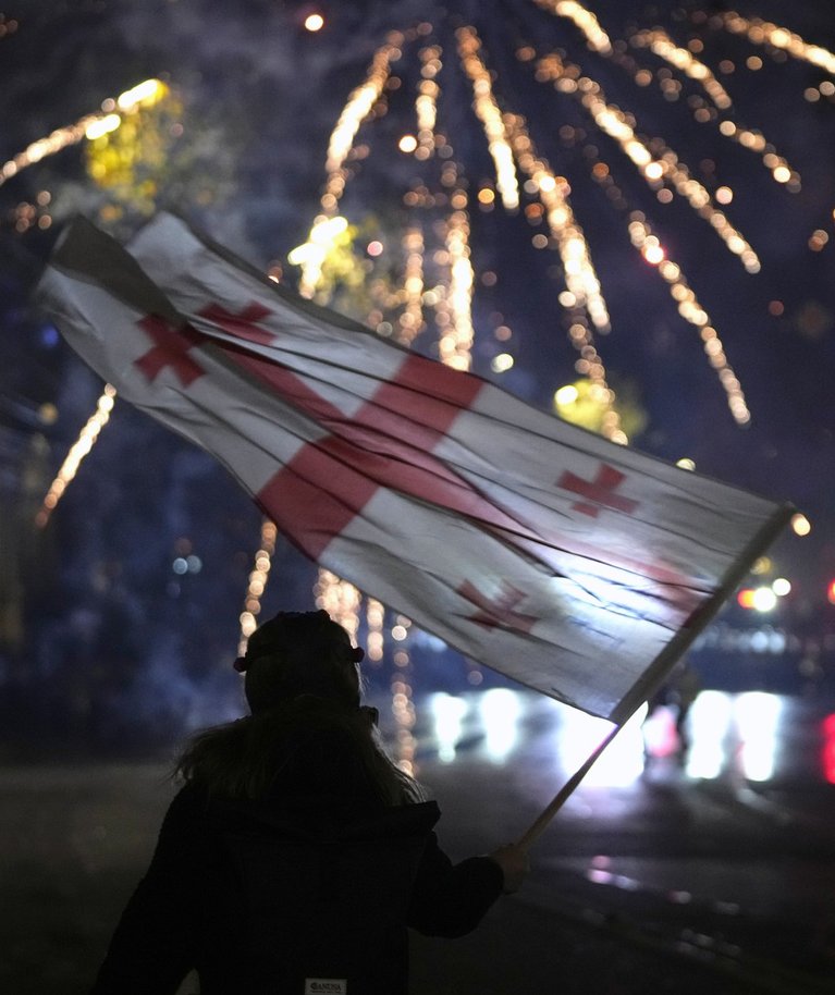 Protestai Sakartvele