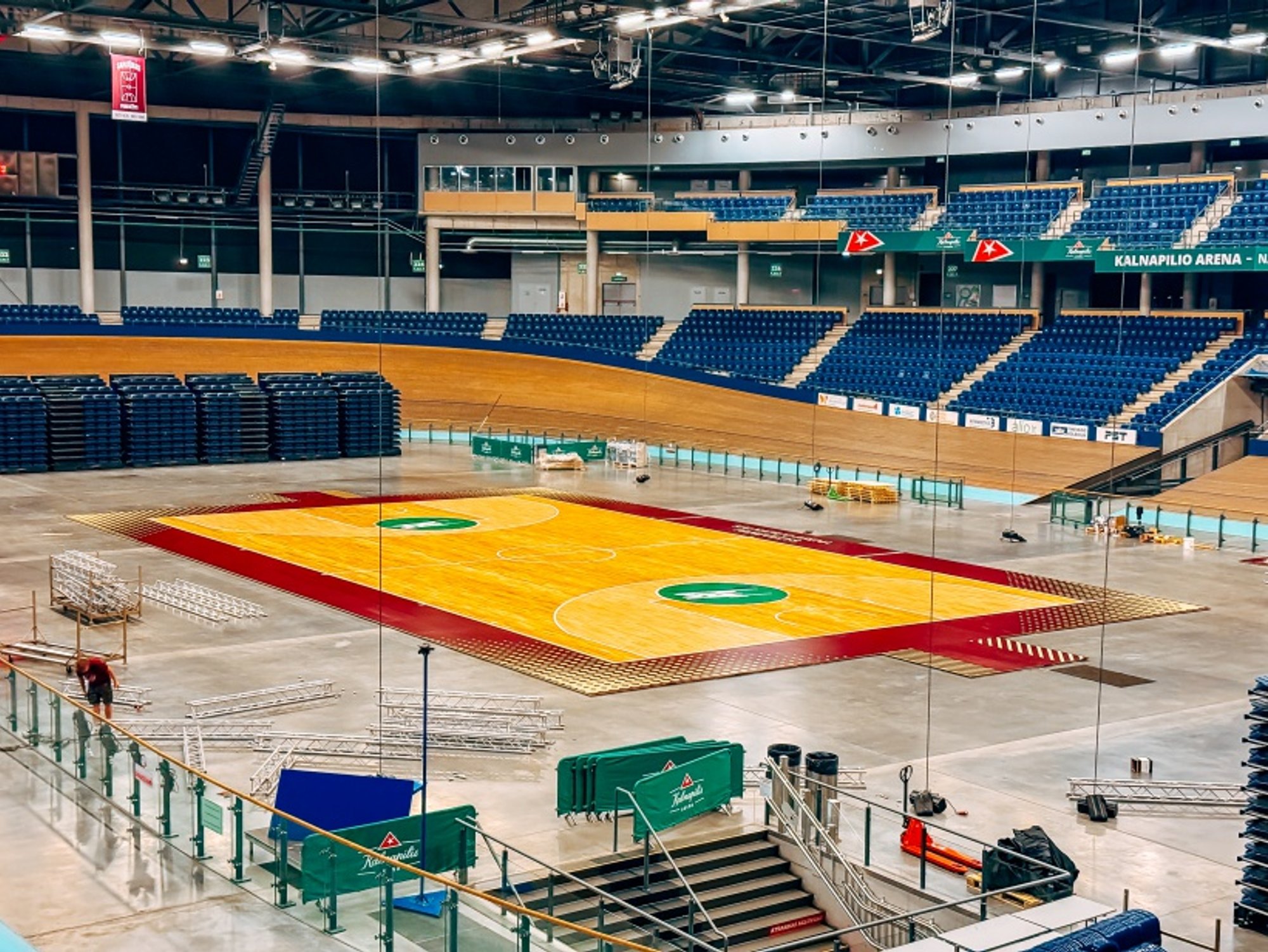 Panevėžys arena gets new professional basketball court in multi-million euro upgrade