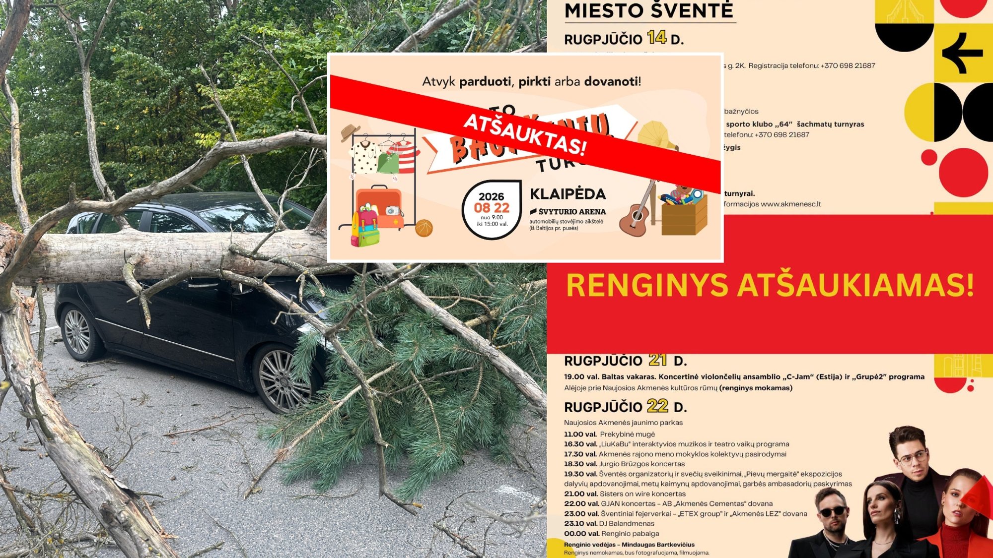 Storm Forces Mass Cancellation of Weekend Events Across Lithuania