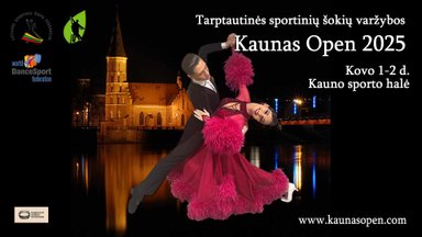 WDSF reitingo var?ybos ?Kaunas Open 2025“. 2 diena