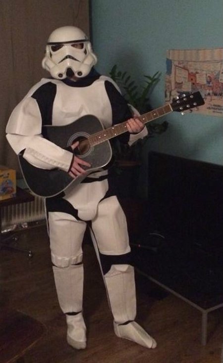 Kelno karnavalo kostiumas - Žvaigždžių karų baltasis šturmuotojas (Stormtrooper) 