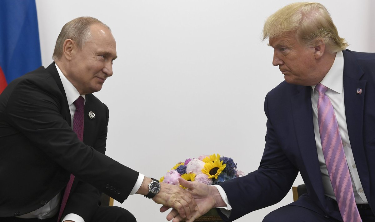 Vladimiras Putinas ir Donaldas Trumpas