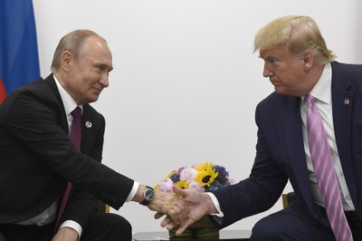 Vladimiras Putinas ir Donaldas Trumpas