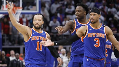 Brunsono metimas išvedė „Knicks“ į kitą atkrintamųjų etapą, „Clippers“ išplėšė lemiamas rungtynes