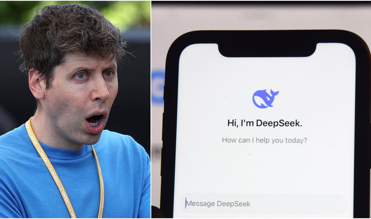 ?OpenAI“ vadovas Samas Altmanas, ?DeepSeek“