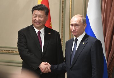 Xi Jinpingas ir Vladimiras Putinas