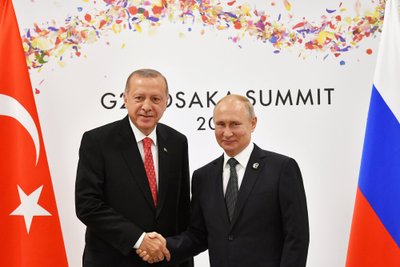 Recepas Tayyipas Erdoganas ir Vladimiras Putinas