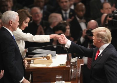 Nancy Pelosi, Donaldas Trumpas