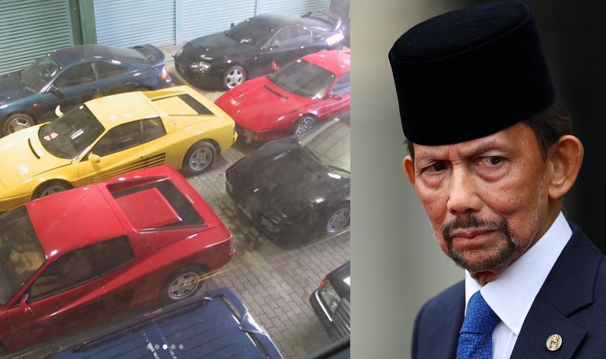 Hassanal Bolkiah ir jo automobiliai