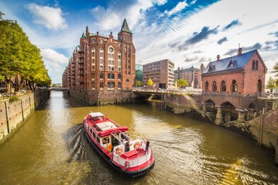 Hamburgo sandėlių kompleksas “Speicherstadt”