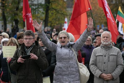 Protesto mitingas