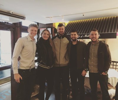 Mindaugas Kuzminskas, Aušrinė Sabonytė, Donatas Motiejūnas, Marius Rutkauskas ir Deirūnas Visockas