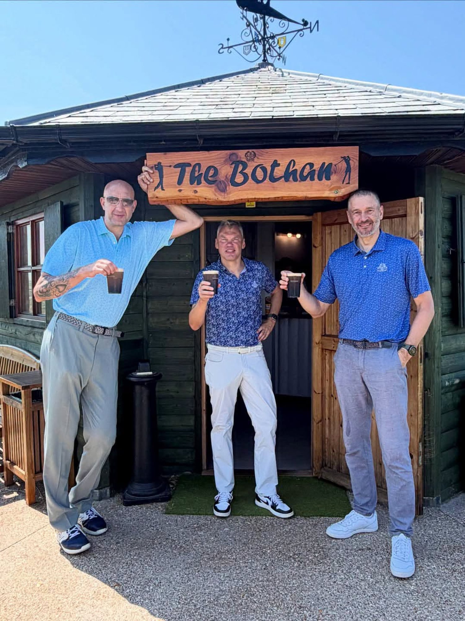 Lithuanian Basketball Stars Enjoy Golf at Historic Northern Ireland Club