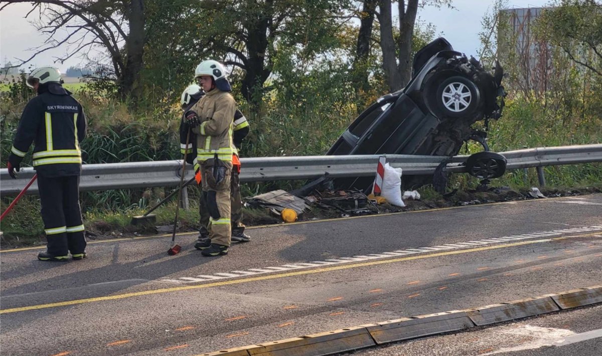 Didžiulė avarija magistralėje A1