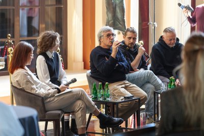 Dmitrijaus Krymovo „Requiem“ premjeros Klaipėdos dramos teatre spaudos konferencija