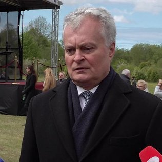Nausėda apie gegužės 9-osios iškilmes Maskvoje: tai yra apgailėtinas įvykis 